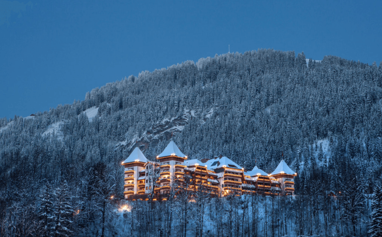 Alpina Gstaad during winter