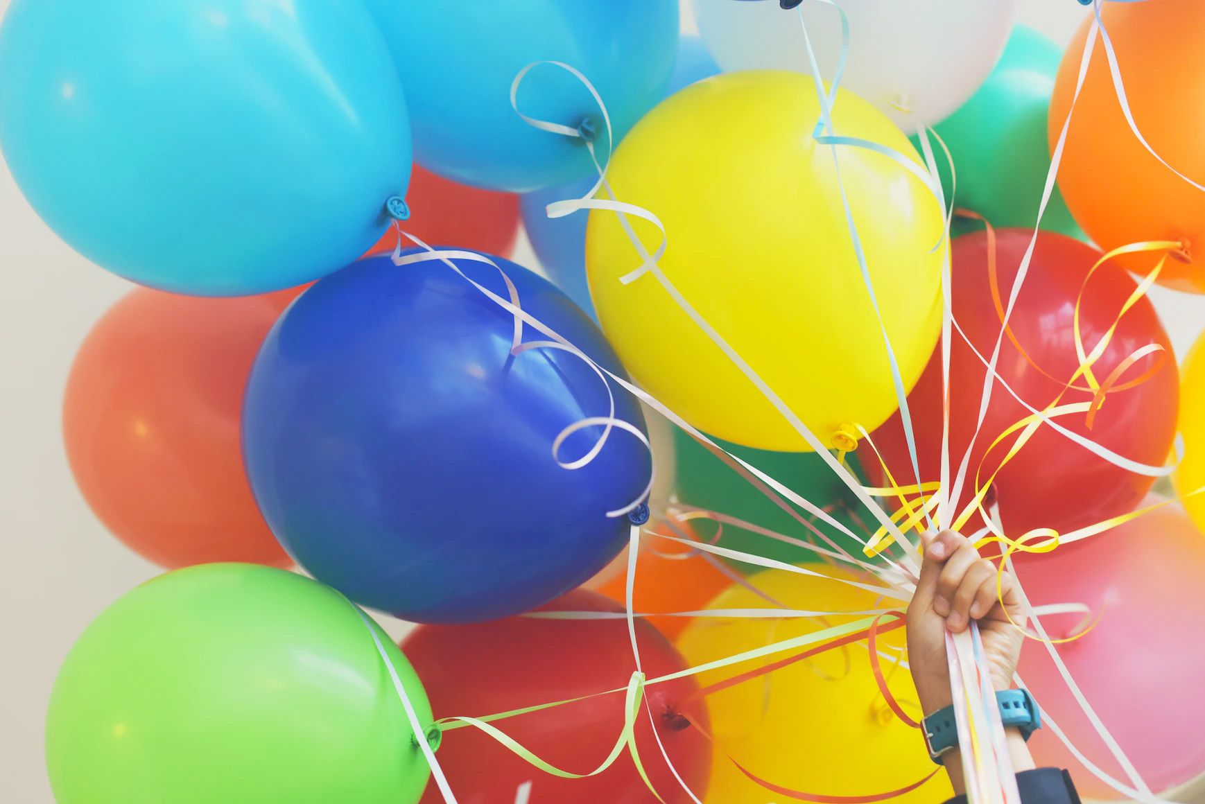 multicolored balloons